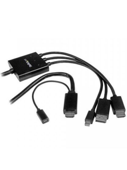 STARTECH  CONVERSOR HDMI DISPLAYPORT O MINI DISPLAYPORT - HDMI 2 METROS NEGRO - Image 2