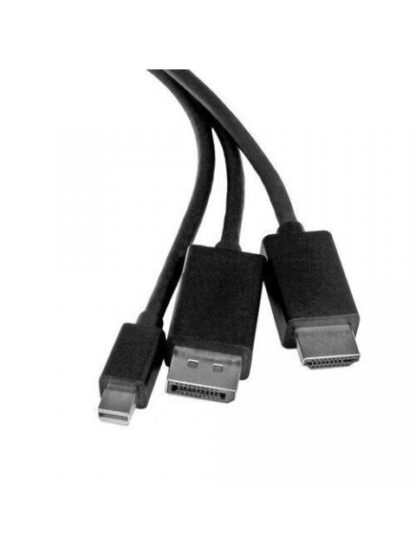 STARTECH  CONVERSOR HDMI DISPLAYPORT O MINI DISPLAYPORT - HDMI 2 METROS NEGRO - Image 5