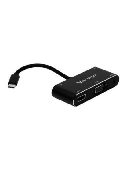 VORAGO ADAPTADOR USB-C MACHO - VGA-HDMI-USB-C-3.5MM-USB-A HEMBRA NEGRO - Image 3