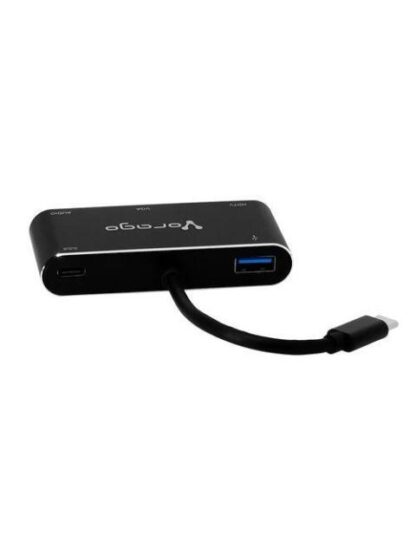 VORAGO ADAPTADOR USB-C MACHO - VGA-HDMI-USB-C-3.5MM-USB-A HEMBRA NEGRO - Image 6