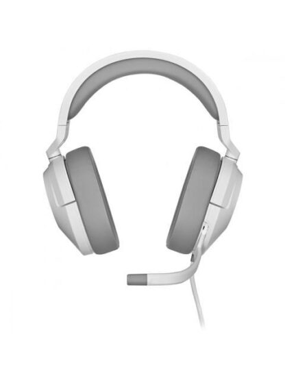 CORSAIR AUDIFONOS GAMER HS55 SURROUND 7.1 ALAMBRICO 1.8 METROS 3.5MM-USB BLANCO