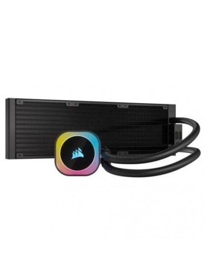 CORSAIR ICUE LINK H150I RGB AIO ENFRIAMIENTO LIQUIDO PARA CPU 3X 120MM HASTA 2400RPM NEGRO - Image 2