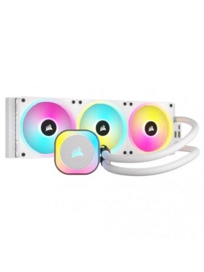 CORSAIR ICUE LINK H150I RGB ENFRIAMIENTO LIQUIDO PARA CPU 3X 120MM HASTA 2400RPM BLANCO