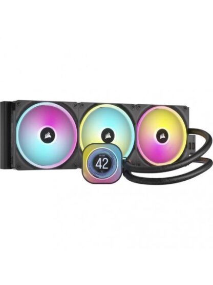 CORSAIR ICUE LINK H170I LCD ENFRIAMIENTO LIQUIDO PARA CPU 3X 140MM HASTA 2000RPM NEGRO