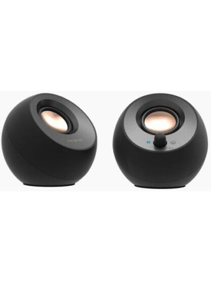 CREATIVE LABS BOCINA PARA COMPUTADORA PEBBLE V3 ALAMBRICO-INALAMBRICO 2.0 8W RMS 2 PIEZAS