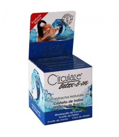 CREMA CIRCULAZE BETEX-B-ON 160GR CASTAño dE INDIASEXTRACTO DE RUSCOM BIO SER NATURAL