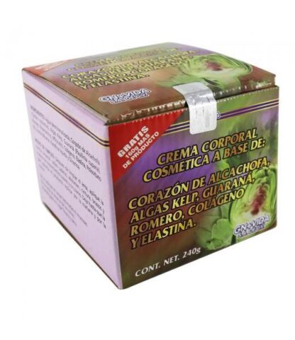 CREMA CORPORAL COSMETICA A BASE DE CORAZON DE ALCACHOFA CONT. 240 GN+VIDA