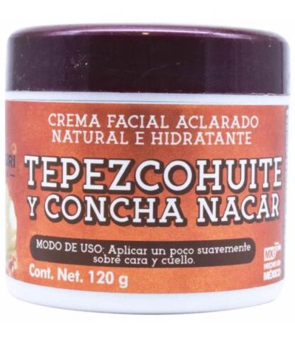 CREMA DE TEPEZCOHUITE Y CONCHA NACAR 120 G RARAMURI