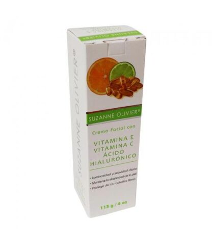CREMA FACIAL C VIT -E- Y VIT -C- Y ACIDO HIALURONICO 113GR. ELAST LAB. ANTEII