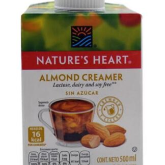 CREMA PARA CAFE ALMENDRA 500 ML NATURES HEART
