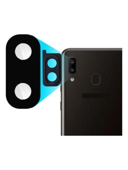 CRISTAL LENTE DE CAMARA PARA SAMSUNG A20 A205 SM-A205 C BASE