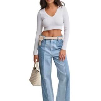 CROP TOP BLANCO HOLLY LAND