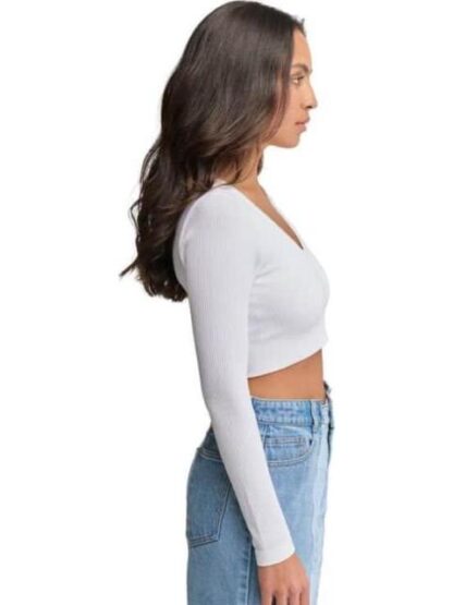 CROP TOP BLANCO HOLLY LAND - Image 4