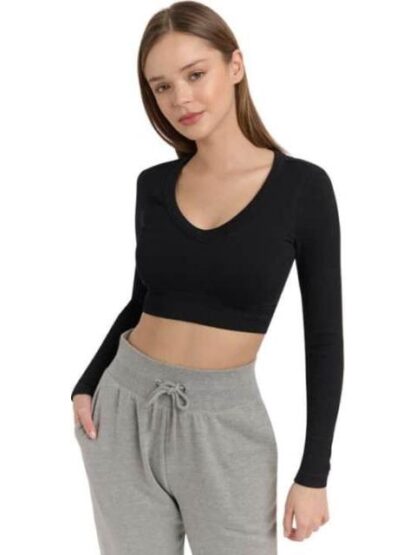 CROP TOP NEGRO HOLLY LAND - Image 4