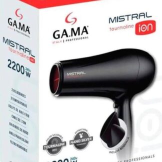 CUIDADO DEL CABELLO SECADORA CEPILLO DE AIRE GAMA ITALY 2461 NEGRO GAMA ITALY