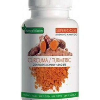 CURCUMA JENGIBRE Y CAYENA 60 CAP NATURAL WISDOM