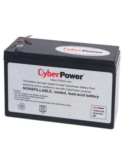 CYBERPOWER BATERIA DE REEMPLAZO PARA UPS RB1280 12V 8AH