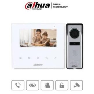 DAHUA DHIKTA04 KIT DE VIDEOPORTERO ANALOGICO CON MONITOR DE 4.3 Y BOTONES TACTILES. INCLUYE FRENTE DE CALLE CON CAMARA DE 1.3 MP