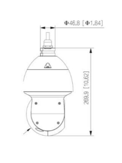 DAHUA DHSD49225DBHC CAMARA HDCVI PTZ DE 2 MP- 25X DE ZOOM OPTICO- STARLIGHT- WDR REAL DE 120 D- IR DE 100 MTS- IP66- E DE ALARMA- 1 CANAL DE AUDIO - Image 3