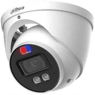 DAHUA HACME1239HNAPV CAMARA DOMO TIOC DE 2 MP- DISUASION ACTIVA LUZ ROJA Y AZUL- 3.6 MM- MICROFONO Y ALTAVOZ - 40 METROS IR- METALICA- IP67-