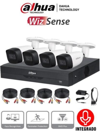 DAHUA KITXVR5104HS4KLI3+4HFW1500CMA KIT DE 4 CANALES 5 MP CON AUDIO Y DVR DE 4 CH SOPORTA 4 CANALES + 4 IP O HASTA 8 IP + 4 CAMARAS 5MP - Image 6