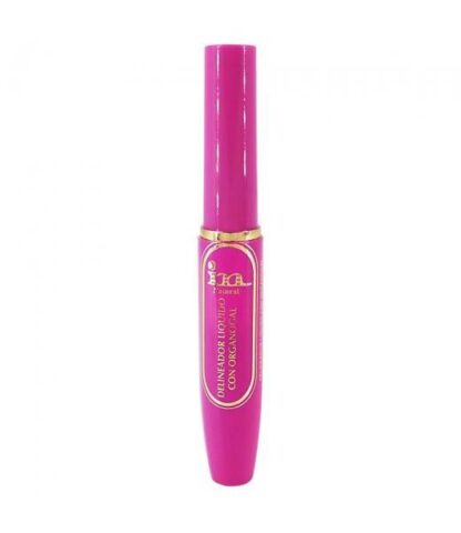 DELINEADOR LIQ C ORGANOGAL COLOR NEGRO 8 GR COLOR DEL FRASCO ROSA I.M. COSMETOBELLEZA NATURAL