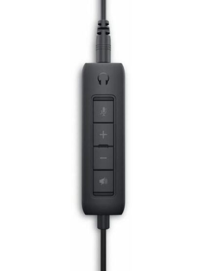 DELL AUDIFONOS CON MICROFONO WH1022 ALAMBRICO 1.5 METROS USB NEGRO - Image 4