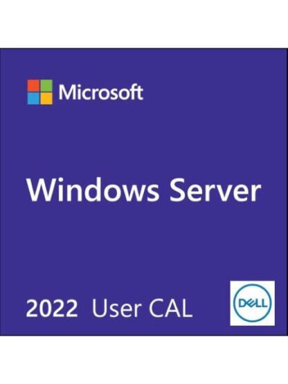 DELL MICROSOFT WINDOWS SERVER 2022 USER CAL 5 LICENCIAS