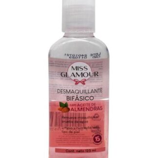 DESMAQUILLANTE BIFASICO ACEITE DE ALMENDRAS 125 ML MISS GLAMOUR