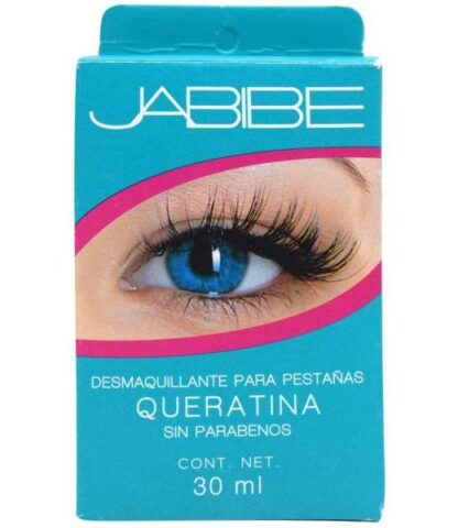 DESMAQUILLANTE PARA PESTAÑAS QUERATINA 30 ML JABIBE