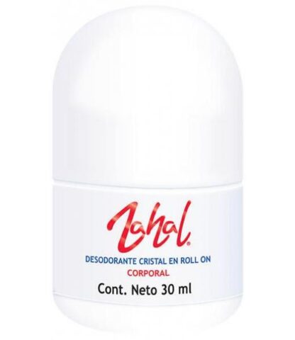 DESODORANTE CRISTAL EN ROLL ON 30ML CORPORAL ZAHAL