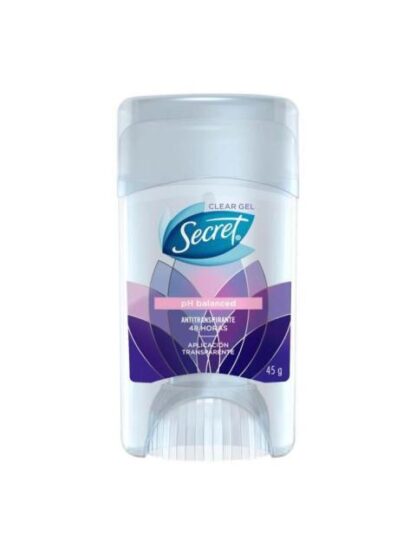 DESODORANTE SECRET CLEAR GEL PH BALANCED 45 GR