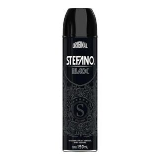 DESODORANTE STEFANO BLACK EN AEROSOL DE 159 ML