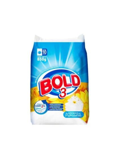DETERGENTE BOLD 3 AROMA PRIMAVERA 850 GR
