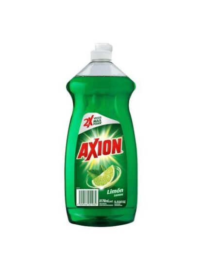 DETERGENTE LAVATRASTES LIQUIDO AXION LIMON 750 ML