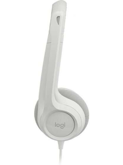 LOGITECH AUDIFONOS CON MICROFONO H390 ALAMBRICO 1.9 METROS USB BLANCO - Image 3