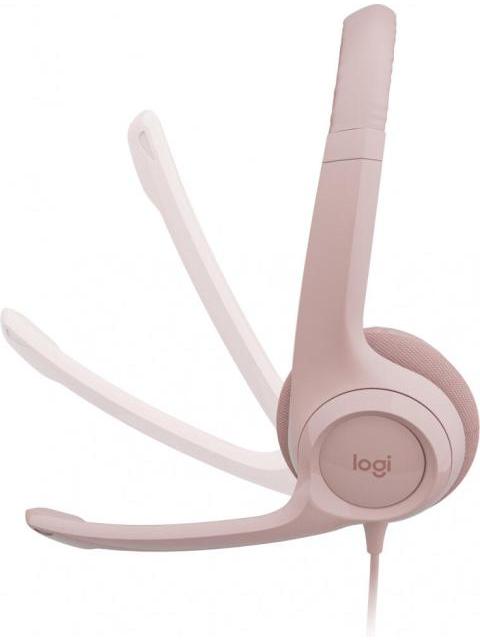 LOGITECH AUDIFONOS CON MICROFONO H390 ALAMBRICO 1.9 METROS USB ROSA - Image 4