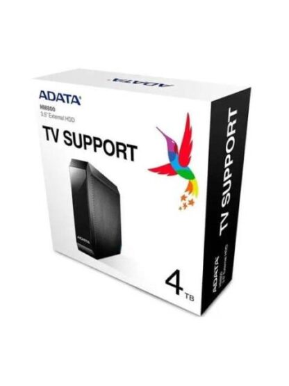 DISCO DURO EXTERNO ADATA HM800 4 TB USB 3.2 (USB 3.1 3.0 2.0) 3.5 PULGADAS NEGRO