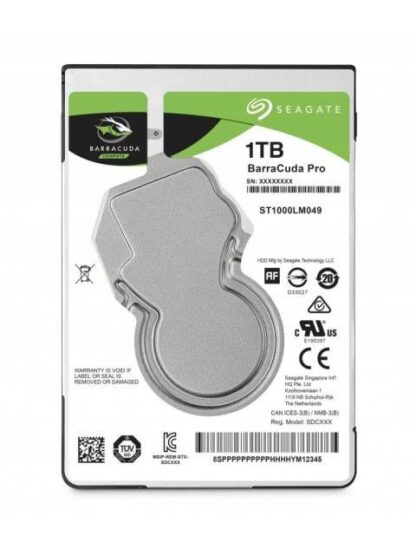 DISCO DURO INTERNO SEAGATE BARRACUDA PRO 2.5 1TB SATA III 6 GBIT-S 7200RPM 128MB CACHE