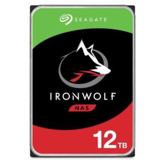 DISCO DURO PARA NAS SEAGATE IRONWOLF 3.5 DE 1 A 8 BAHIAS 12TB SATA III 6GBIT-S 7200RPM 256MB CACHE