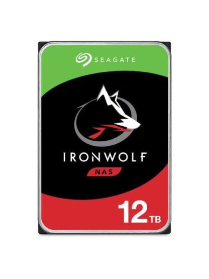 DISCO DURO PARA NAS SEAGATE IRONWOLF 3.5 DE 1 A 8 BAHIAS 12TB SATA III 6GBIT-S 7200RPM 256MB CACHE