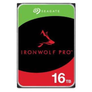 DISCO DURO PARA NAS SEAGATE IRONWOLF PRO 3.5 DE 1 A BAHIAS ILIMITADAS 16TB SATA III 6GBIT-S 7200RPM 256MB CACHE