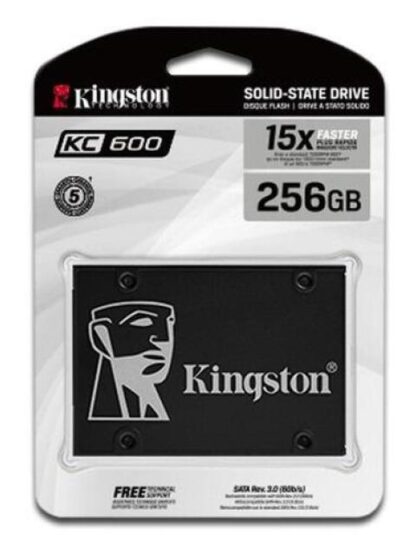SSD KINGSTON KC600 NAND 3D TLC 256GB SATA III 2.5 7MM - Image 5