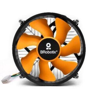 DISIPADOR BROBOTIX PARA CPU LGA 2200RPM 90MM AMARILLO-NEGRO 963005