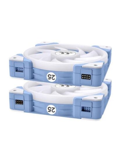 VENTILADOR THERMALTAKE SWAFAN EX12 120 MM 500 - 2000RPM BLANCO-AZUL - 3 VENTILADORES - Image 2