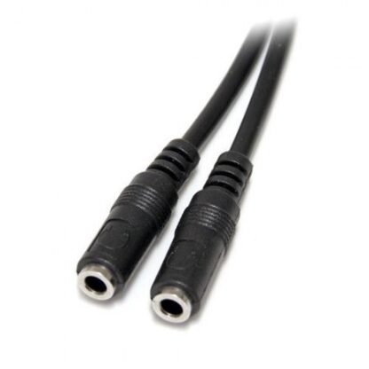 STARTECH  ADAPTADOR MINI-JACK 3.5MM 3-PIN MACHO - 2X MINI-JACK 3-PIN HEMBRA 20CM - Image 3