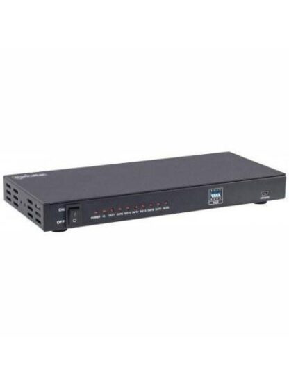MANHATTAN VIDEO SPLITTER HDMI 8 PUERTOS NEGRO - Image 3