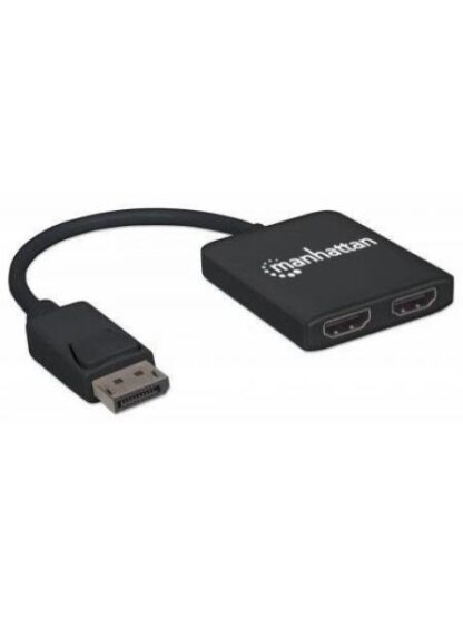 MANHATTAN DIVISOR DE VIDEO DISPLAYPORT MACHO - 2X HDMI HEMBRA NEGRO - Image 3