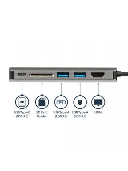 STARTECH  DOCKING STATION HDMI 1X USB C 3.0 1X RJ-45 NEGRO - Image 4