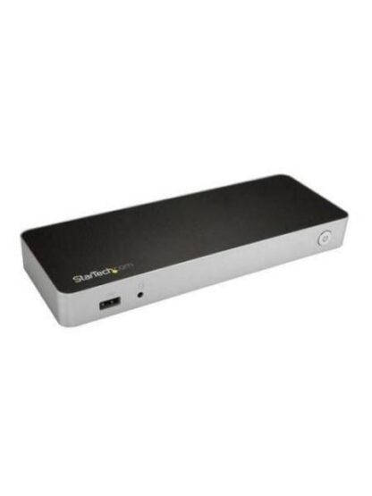 STARTECH  DOCKING STATION USB-C DE DOS PANTALLAS PARA LAPTOP 4X USB 3.0 2X HDMI NEGRO-PLATA - Image 2